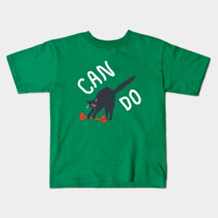 Can Do Cat Kids T-Shirt